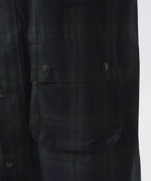 BEAMS BOY(ビームスボーイ)の「【別注】Barbour / Balvenie Jacket 26FW(ステンカラーコート・レディース・ダークブラウン/チェック・ONE SIZE)」の13枚目の写真