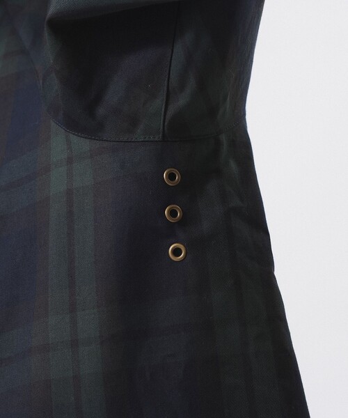 BEAMS BOY(ビームスボーイ)の「【別注】Barbour / Balvenie Jacket 26FW(ステンカラーコート・レディース・ダークブラウン/チェック・ONE SIZE)」の14枚目の写真