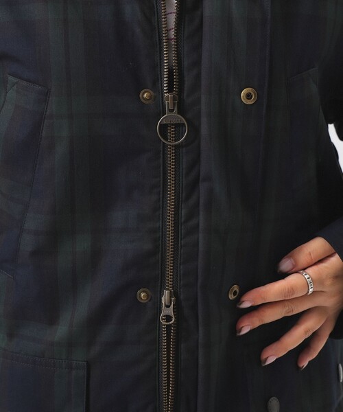 BEAMS BOY(ビームスボーイ)の「【別注】Barbour / Balvenie Jacket 26FW(ステンカラーコート・レディース・ダークブラウン/チェック・ONE SIZE)」の17枚目の写真
