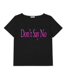 ドンセイノオーバーサイズワンショルダー半袖Tシャツブラック