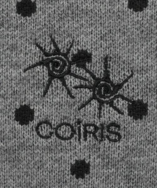 COIRIS(コイリス)の「COIRIS/GRAINドットカーディガン(カーディガン/ボレロ・レディース・ブラック/グレー・FREE)」の8枚目の写真