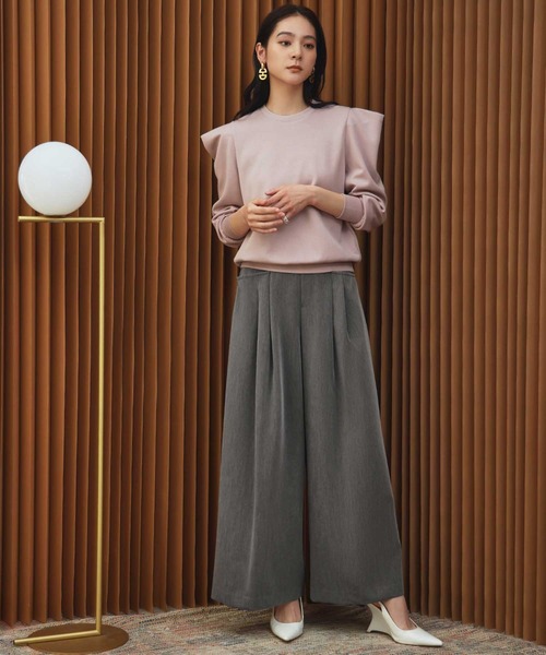 ELFRANK(エルフランク)の「【2026AW】【S~Lサイズ展開】ハイウエストポケットデザインワイドパンツ【洗える】《着用動画あり》(その他パンツ・レディース・チャコールグレー/ベージュ/ブラック・S/M/L)」の15枚目の写真