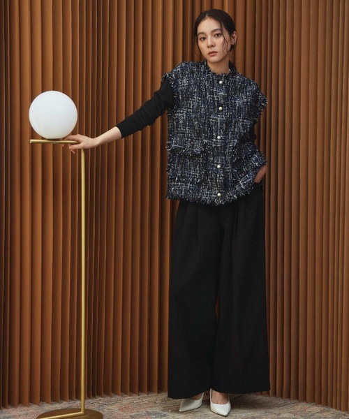 ELFRANK(エルフランク)の「【2026AW】【S~Lサイズ展開】ハイウエストポケットデザインワイドパンツ【洗える】《着用動画あり》(その他パンツ・レディース・チャコールグレー/ベージュ/ブラック・S/M/L)」の19枚目の写真