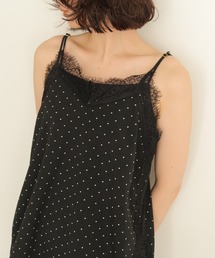 cheriella | 【cheriella】ドットプリントレースキャミソール DOT PRINT LACE CAMISOLE(キャミソール)