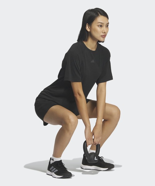 adidas(アディダス)の「トレーニング エッセンシャルズ プラス レギュラーフィット クールセンサー ショーツ / ハーフパンツ / アディダス adidas(その他パンツ・レディース・ブラック・XX-LARGE/LARGE/MEDIUM/X-LARGE/SMALL)」の5枚目の写真