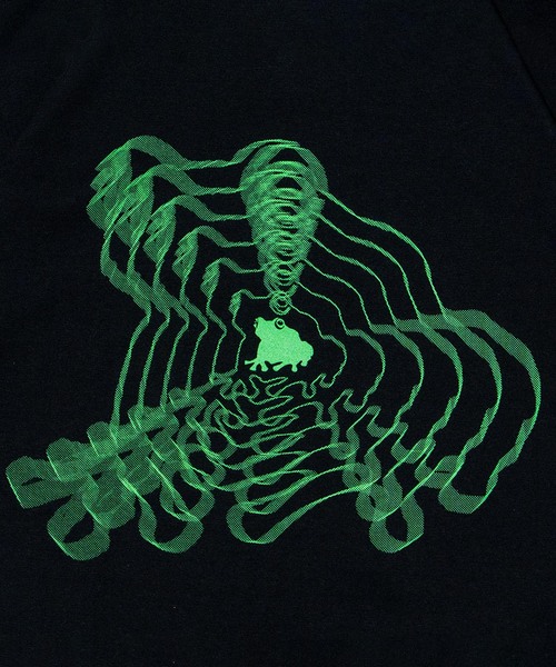 SAGE(セージ)の「SAGE / セイジ FROG Pulse Tee(Tシャツ/カットソー・メンズ・ブラック・LARGE/MEDIUM)」の9枚目の写真