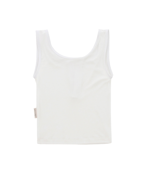 oddoneout(オッドワンアウト)の「MONO BUTTON SLEEVELESS TOP WHITE(Tシャツ/カットソー・レディース・その他・FREE)」の2枚目の写真