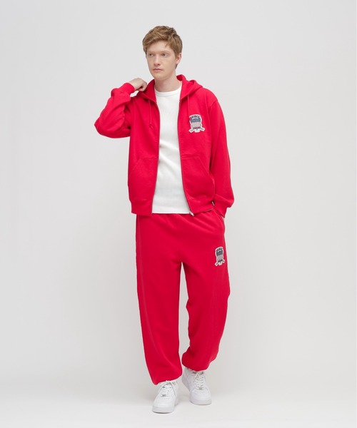 AVIREX（アヴィレックス）の「SIGNATURE VARSITY LOGO ZIP UP PARKA / シグネチャーバーシティー ロゴ ジップアップパーカー / AVIREX / アヴィレックス（パーカー・メンズ・レッド/ブラック/ネイビー/オフホワイト/グレー・X-LARGE/MEDIUM/XX-LARGE/LARGE）」の7枚目の写真