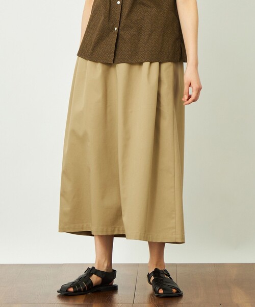 MACKINTOSH PHILOSOPHY(マッキントッシュ フィロソフィー)の「GREY LABEL ロングチノスカート(スカート・レディース・チャコールグレー/グリーン系その他4/ベージュ系その他4・2)」の2枚目の写真