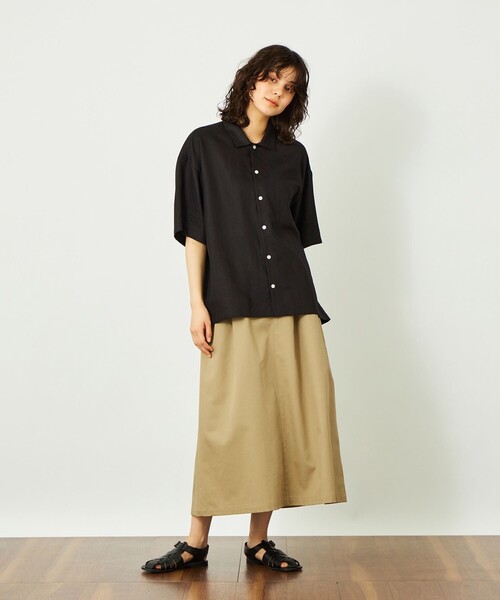 MACKINTOSH PHILOSOPHY(マッキントッシュ フィロソフィー)の「GREY LABEL ロングチノスカート(スカート・レディース・チャコールグレー/グリーン系その他4/ベージュ系その他4・2)」の5枚目の写真