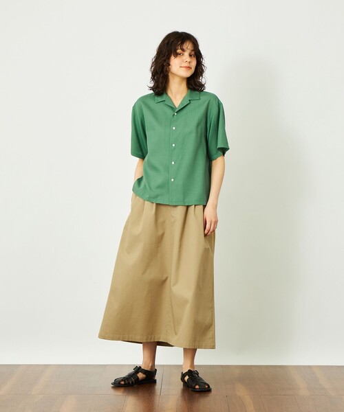 MACKINTOSH PHILOSOPHY(マッキントッシュ フィロソフィー)の「GREY LABEL ロングチノスカート(スカート・レディース・チャコールグレー/グリーン系その他4/ベージュ系その他4・2)」の6枚目の写真