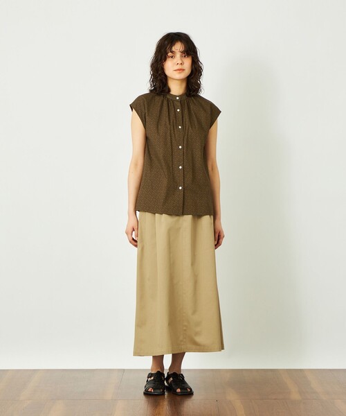 MACKINTOSH PHILOSOPHY(マッキントッシュ フィロソフィー)の「GREY LABEL ロングチノスカート(スカート・レディース・チャコールグレー/グリーン系その他4/ベージュ系その他4・2)」の7枚目の写真