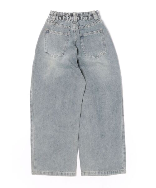 coca(coca)(コカ)の「ユース デニムタックパンツ(デニムパンツ・レディース・ライトブルー/ダークブルー・L/M/S)」の17枚目の写真