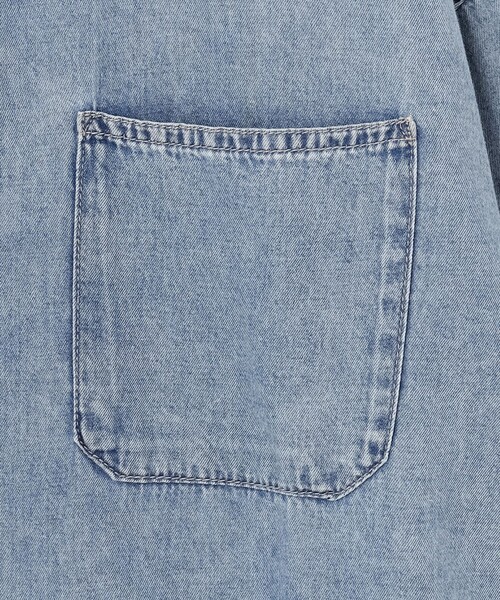 UNFILO（アンフィーロ）の「UNFILO DENIM クロップドシャツ（シャツ/ブラウス・レディース・グレー系3/スカイブルー系・X-LARGE）」の19枚目の写真
