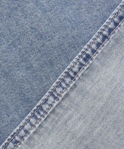 UNFILO（アンフィーロ）の「UNFILO DENIM クロップドシャツ（シャツ/ブラウス・レディース・グレー系3/スカイブルー系・X-LARGE）」の21枚目の写真