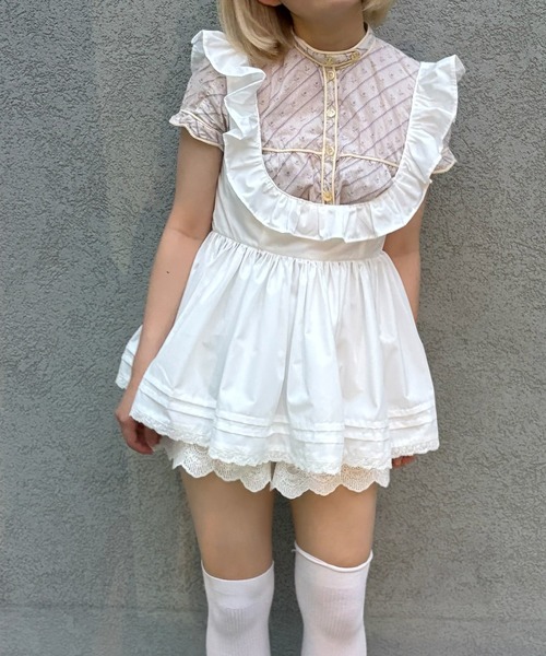 mieya mieya(ミーヤミーヤ)の「【mieya mieya】PETIT APLON TOP/プチエプロントップ(Tシャツ/カットソー・レディース・ホワイト・FREE)」の20枚目の写真