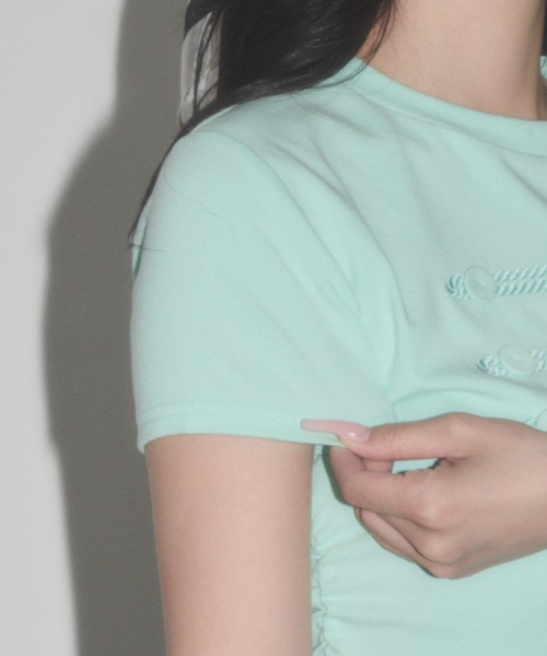 dispark(ディスパーク)の「DISPARK/ナポレオンデザインT(Tシャツ/カットソー・レディース・グリーン系その他/ブラック・FREE)」の6枚目の写真