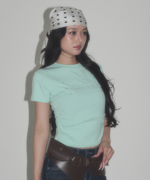 dispark(ディスパーク)の「DISPARK/ナポレオンデザインT(Tシャツ/カットソー・レディース・グリーン系その他/ブラック・FREE)」の9枚目の写真