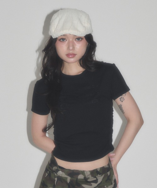 dispark(ディスパーク)の「DISPARK/ナポレオンデザインT(Tシャツ/カットソー・レディース・グリーン系その他/ブラック・FREE)」の12枚目の写真