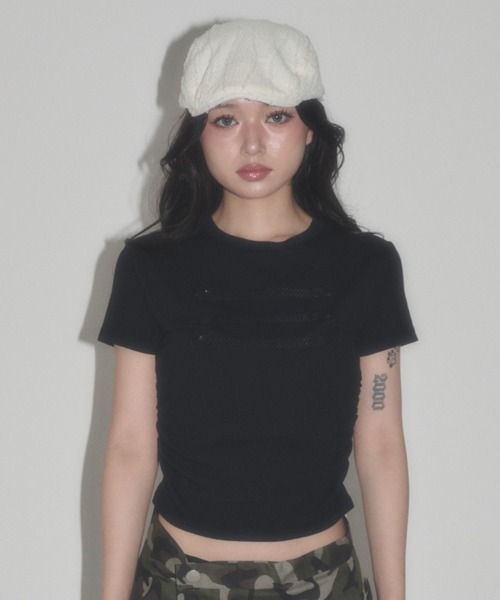 dispark(ディスパーク)の「DISPARK/ナポレオンデザインT(Tシャツ/カットソー・レディース・グリーン系その他/ブラック・FREE)」の18枚目の写真