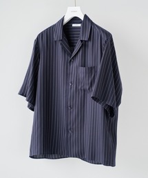 STUDIOUS(�X�e���f�B�I�X)�́ySTUDIOUS�zCupra Stripe Open Shirts / �L���v���X�g���C�v�I�[�v���V���c(�V���c/�u���E�X)