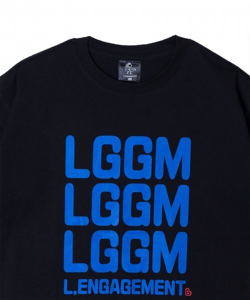LENGAGEMENT（ランガージュマン）の「クラシックフィットスクエアロゴ半袖Tシャツ[ブルー]（Tシャツ/カットソー・メンズ・その他・90）」の5枚目の写真