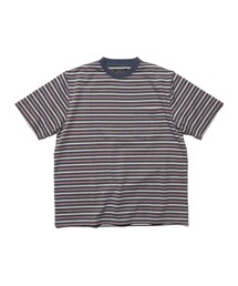 Pocket Tee Multi Stripe②