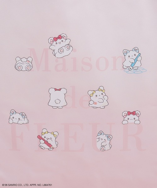 sanrio(サンリオ)の「【受注生産】はなまるおばけ フリルスクエアトートバッグ(トートバッグ・レディース・アイボリー/ピンク・FREE)」の8枚目の写真