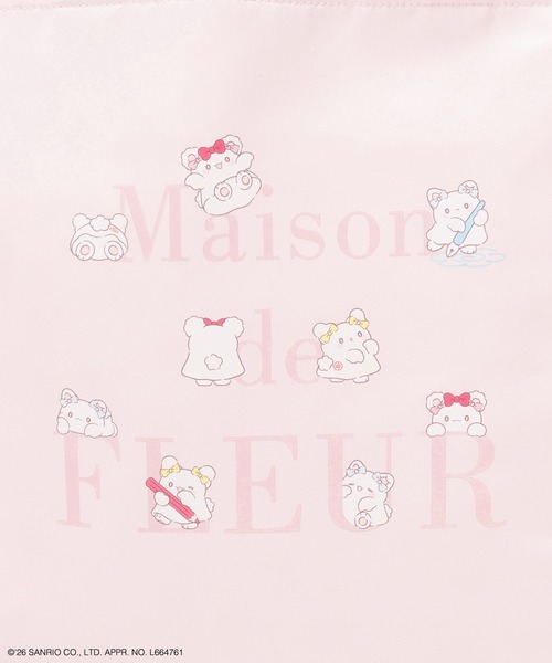 sanrio(サンリオ)の「【受注生産】はなまるおばけ フリルスクエアトートバッグ(トートバッグ・レディース・アイボリー/ピンク・FREE)」の15枚目の写真