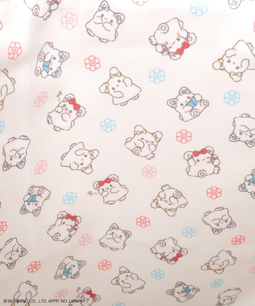 sanrio(サンリオ)の「【受注生産】はなまるおばけ フリルスクエアトートバッグ(トートバッグ・レディース・アイボリー/ピンク・FREE)」の6枚目の写真
