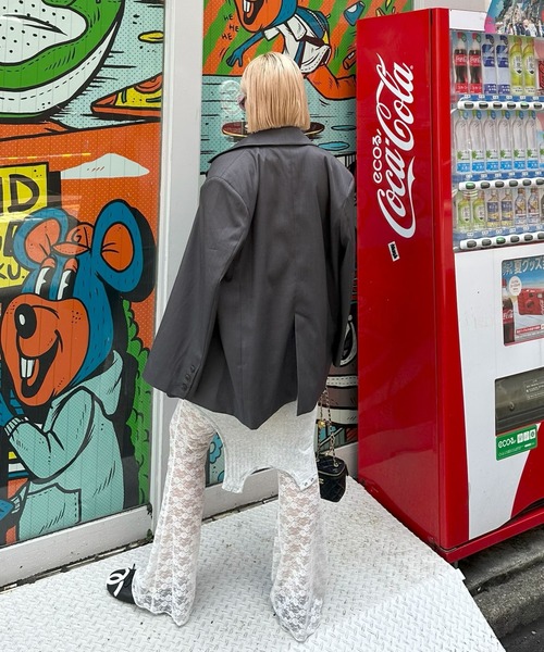 Alley Tokyo(アリートーキョー)の「ロンパース風花柄マルチウェイトップス(その他トップス・レディース・グレー/オートミール・FREE)」の14枚目の写真