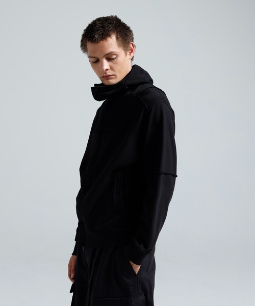 Y-3(ワイスリー)の「Y-3 FRECH TERRY NINJA HOODIE(パーカー・メンズ・ブラック×ブラック・X-SMALL/SMALL/MEDIUM/LARGE/X-LARGE)」の3枚目の写真