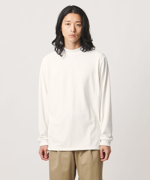 HAND ROOM(ハンドルーム)の「【別注】<HAND ROOM>ドローコード モックネック ロングスリーブ Tシャツ(Tシャツ/カットソー・メンズ・ホワイト/ブラック・L/XXL/XL/M)」の12枚目の写真