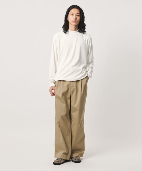 HAND ROOM(ハンドルーム)の「【別注】<HAND ROOM>ドローコード モックネック ロングスリーブ Tシャツ(Tシャツ/カットソー・メンズ・ホワイト/ブラック・L/XXL/XL/M)」の14枚目の写真