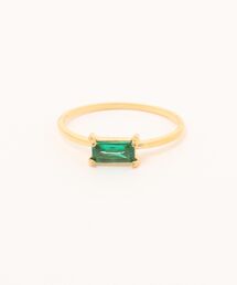 【Cle・stone(クレストーン)】ダブルスクエア カラーストーンリング cle-ring-28-12【RBT】