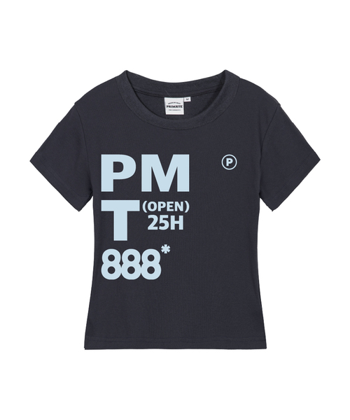 PRIMATE(プライメイト)の「MONO DAYS レディース スリムフィット 半袖Tシャツ 8 COLORS(Tシャツ/カットソー・レディース・ホワイト/チャコールグレー/スカイブルー/ブラック/カーキ/クリーム/ラベンダー/チャコール・SMALL/MEDIUM/LARGE)」の3枚目の写真