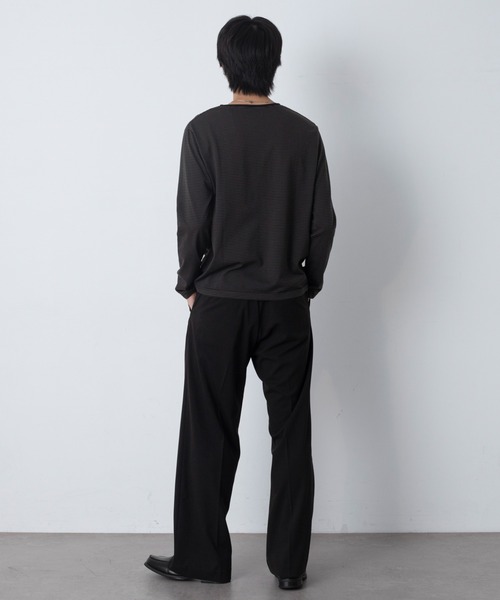LUCY（ルーシー）の「LUCY/【26年秋冬新作】ルーズネックボーダーT(LS)（Tシャツ/カットソー・メンズ・ブラック系その他5/レッド系その他4・MEDIUM/LARGE）」の19枚目の写真