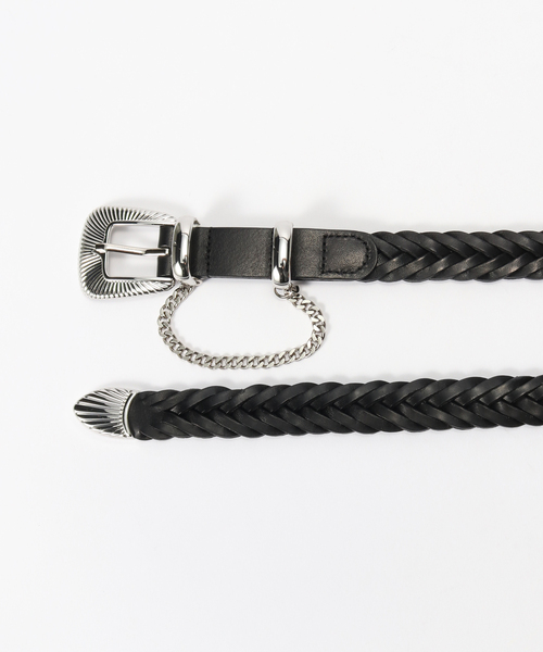 JIEDA(ジエダ)の「JIEDA / ジエダ WESTERN BELT(ベルト・メンズ・ブラック・FREE)」の3枚目の写真
