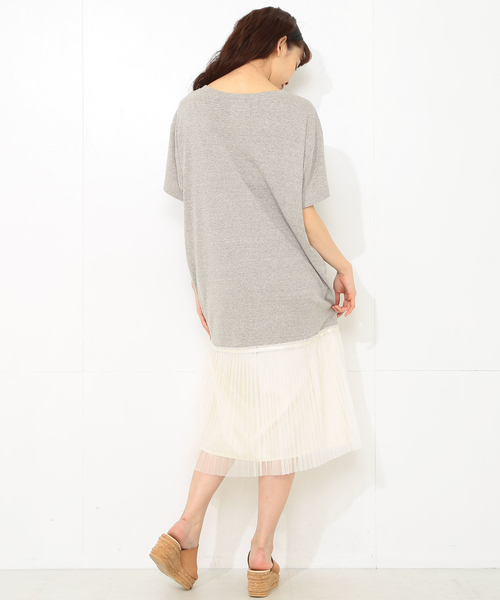 CAROLINA GLASER(カロリナ グレイサー)の「CAROLINA GLASER / カット チュールプリーツ ワンピース(ワンピース・レディース・ブラック系その他/グレー系その他・ONE SIZE)」の13枚目の写真