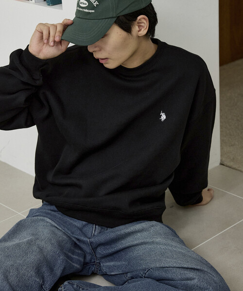 U.S. POLO ASSN.(ユーエスポロアッスン)の「U.S. POLO ASSN. × PUBLUX/ユーエスポロアッスン 別注 ワンポイント 刺繍 裏起毛 クルーネック スウェット 限定展開(スウェット・メンズ・ライトグレー/ブラック/ネイビー/グリーン・MEDIUM/SMALL/LARGE)」の21枚目の写真