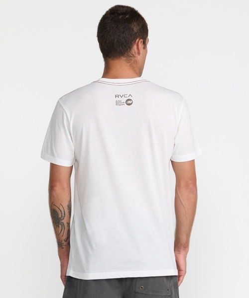 RVCA(ルーカ)の「RVCA メンズ SLEEPY GIRL SS Tシャツ 【2026年秋冬モデル】/ルーカ半袖T(Tシャツ/カットソー・メンズ・オフホワイト/グレー系その他・MEDIUM/LARGE)」の10枚目の写真