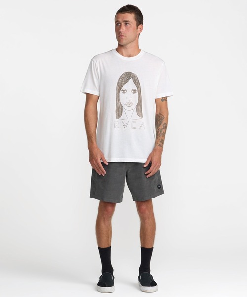 RVCA(ルーカ)の「RVCA メンズ SLEEPY GIRL SS Tシャツ 【2026年秋冬モデル】/ルーカ半袖T(Tシャツ/カットソー・メンズ・オフホワイト/グレー系その他・MEDIUM/LARGE)」の12枚目の写真
