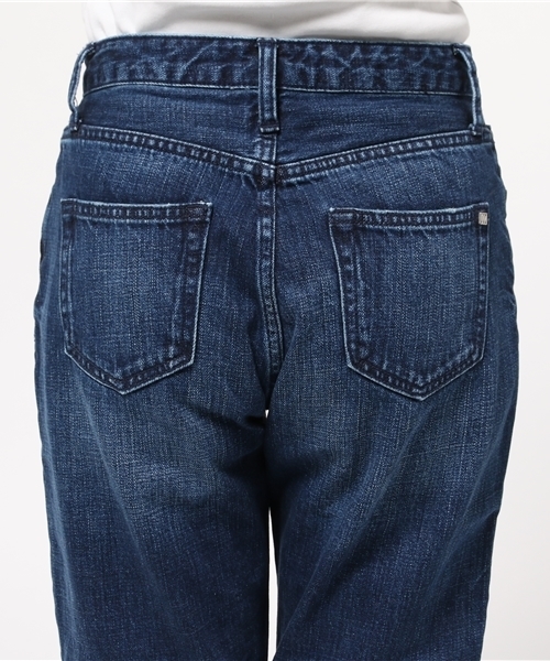 MURUA（ムルーア）の「ヘムデザインテーパードBOYSデニム（デニムパンツ・レディース・スカイブルー/ブルー・0/XS/3/L/2/M/1/S）」の11枚目の写真