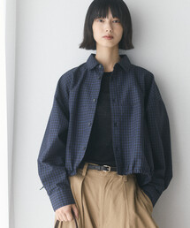 Firsthand（ファーストハンド）の「Firsthand/ファーストハンド ヘムコード 切り替え ロングスリーブ ショートレングス シャツ【限定展開】（シャツ/ブラウス）」
