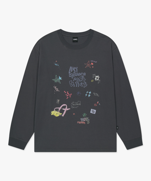 LMCの「PEN DRAWING LONG SLV TEE charcoal(Tシャツ/カットソー・レディース・その他・SMALL/X-LARGE/LARGE/MEDIUM)」の5枚目の写真