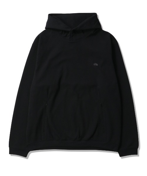 THE NORTH FACE(ザノースフェイス)の「THE NORTH FACE Monolay Waffle Hoodie ザ ノースフェイス モノレイワッフルフーディ ユニセックス フーディ(パーカー・メンズ・パープル/ブラック・M/L/XL)」の1枚目の写真