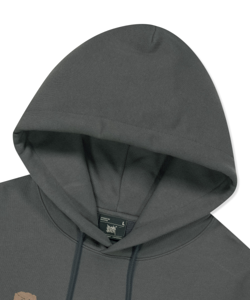 BROWNBREATH(ブラウンブレス)の「ZENITH HOODIE(パーカー・レディース・ダークグレー/アイボリー・LARGE/X-LARGE/MEDIUM/SMALL)」の8枚目の写真