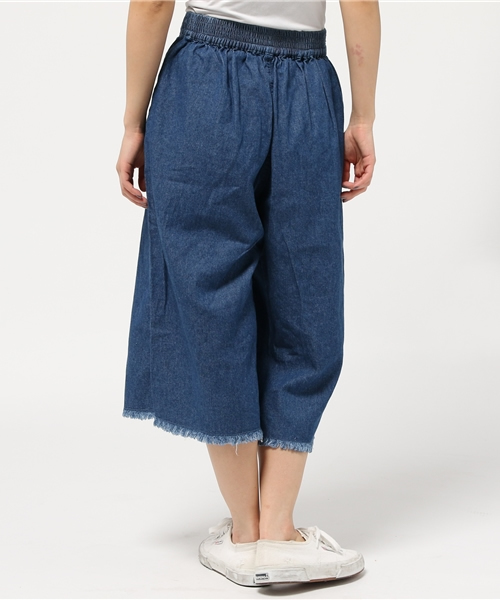 VENCEEXCHANGE（ヴァンスエクスチェンジ）の「デニムフリンジノースリセットアップ       （つなぎ/オールインワン・レディース・ブルー/ライトブルー・MEDIUM）」の14枚目の写真