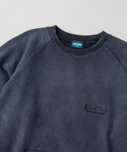 KAVU（カブー）の「KAVU/カブー Sunburn Sweat/サンバーン スウェット（スウェット・メンズ・ブラック/ブラウン/ネイビー・LARGE/SMALL/MEDIUM）」の5枚目の写真
