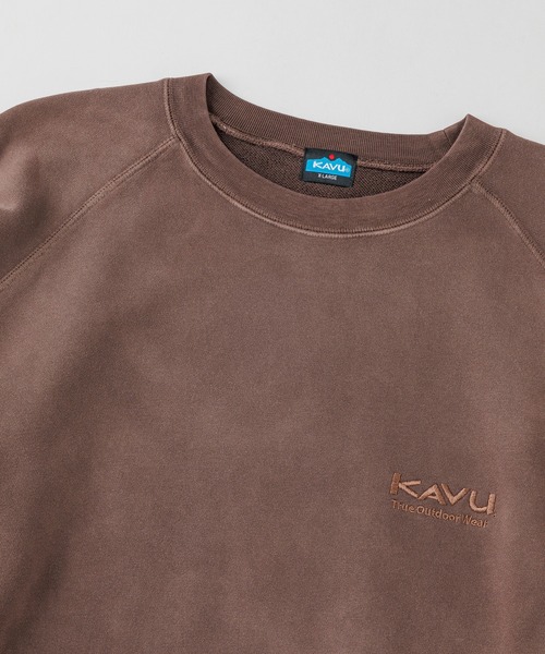 KAVU（カブー）の「KAVU/カブー Sunburn Sweat/サンバーン スウェット（スウェット・メンズ・ブラック/ブラウン/ネイビー・LARGE/SMALL/MEDIUM）」の9枚目の写真